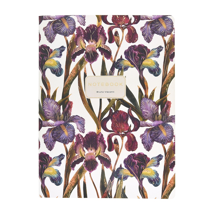 ТЕТРАДЬ B5, Bruno Visconti "FLORA.ИРИСЫ" 60л. клетка ТЕТРАДЬ B5, Bruno Visconti "FLORA.ИРИСЫ" 60л. клетка