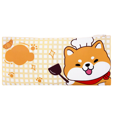 Пенал-конверт ПИФАГОР, 1 отделение, ПВХ, ассорти "Pets", 22x10 см, Пенал-конверт ПИФАГОР, 1 отделение, ПВХ, ассорти "Pets", 22x10 см,