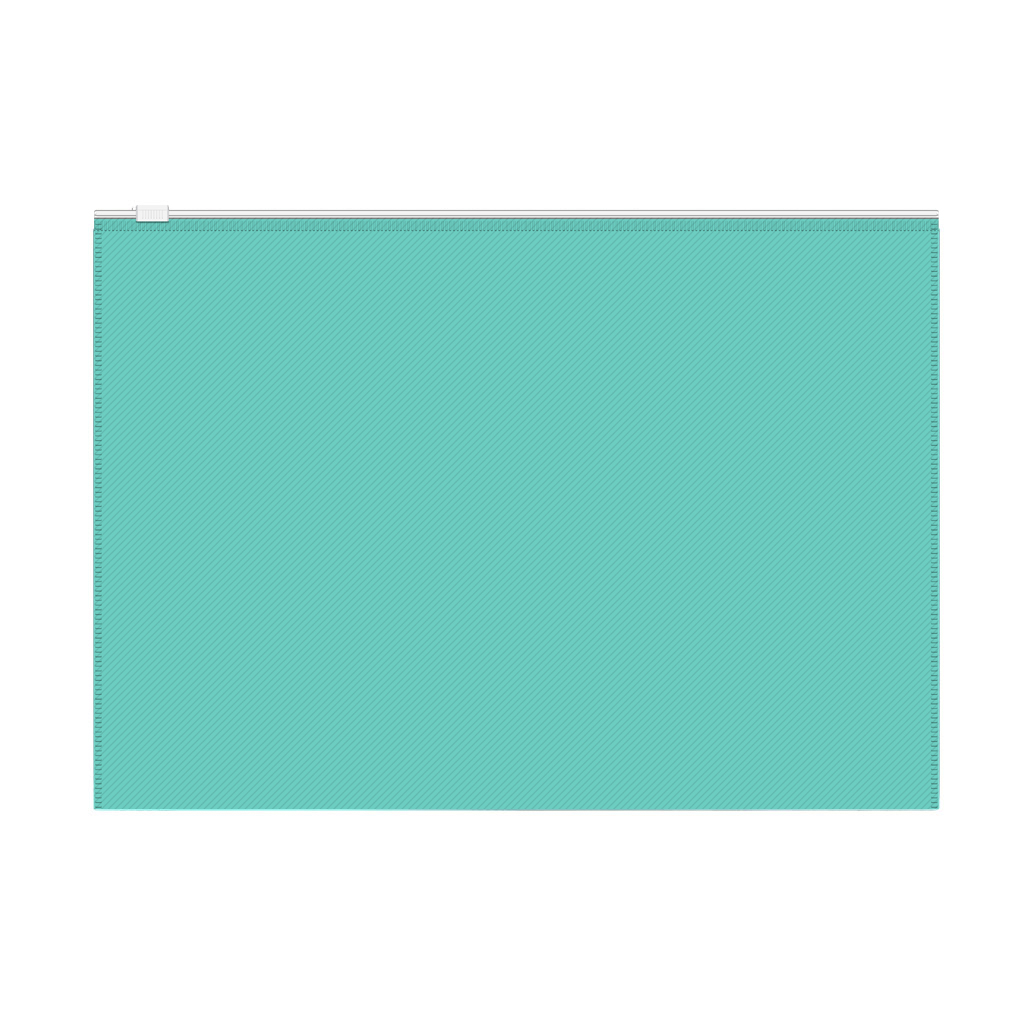 Zip-пакет пластиковый ErichKrause® Diagonal Pastel Mint, A4, непрозрачный, Zip-пакет пластиковый ErichKrause® Diagonal Pastel Mint, A4, непрозрачный,