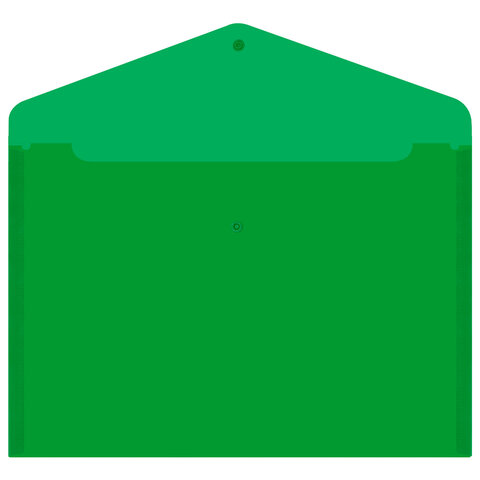 Папка-конверт с кнопкой прозрачная А4 BRAUBERG UNIVERSAL, до 100 листов,