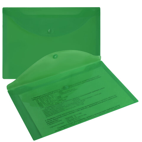 Папка-конверт с кнопкой прозрачная МАЛОГО ФОРМАТА А5, BRAUBERG UNIVERSAL, Папка-конверт с кнопкой прозрачная МАЛОГО ФОРМАТА А5, BRAUBERG UNIVERSAL,