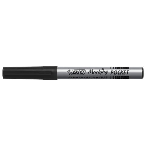 Маркер перманентный BIC "Marking Fine ECOlutions", ЧЕРНЫЙ, круглый Маркер перманентный BIC "Marking Fine ECOlutions", ЧЕРНЫЙ, круглый