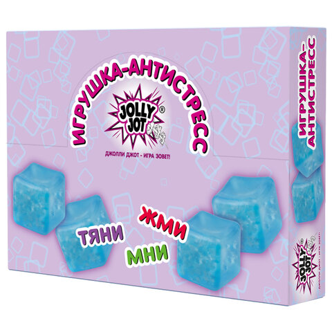 Игрушка-антистресс "КУБИК ЛЬДА", 5 см, дисплей, JOLLY JOT (ДЖОЛЛИ