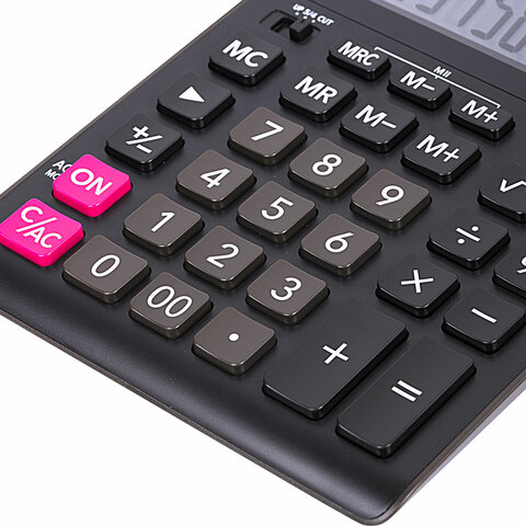 Калькулятор настольный CASIO GR-12-W (209х155 мм), 12 разрядов, двойное питание,