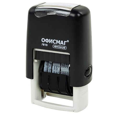 Датер-мини ОФИСМАГ, месяц цифрами, оттиск 22х4 мм, "Printer 7810