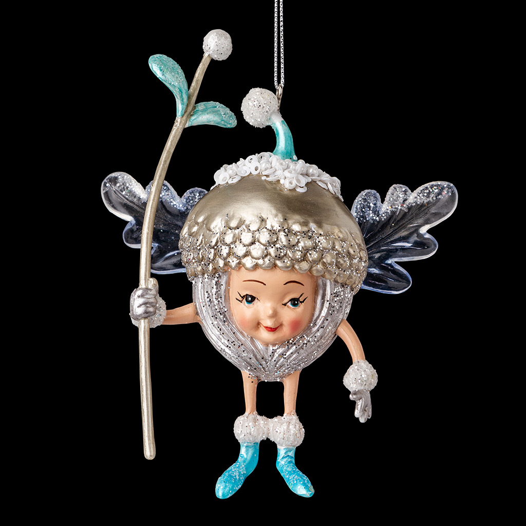 Украшение ErichKrause Decor Желудь ледяного царства 11.5см Украшение ErichKrause Decor Желудь ледяного царства 11.5см