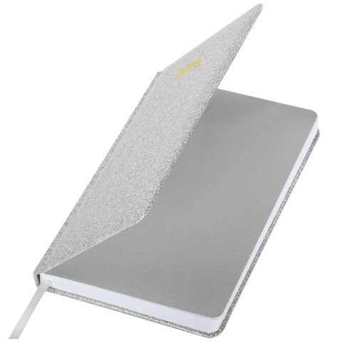 Ежедневник датированный 2026, А5, 138x213 мм, BRAUBERG "Sparkle", под
