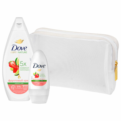 Подарочный набор DOVE "Клубника и лайм": крем-гель для душа 250 мл + Подарочный набор DOVE "Клубника и лайм": крем-гель для душа 250 мл +