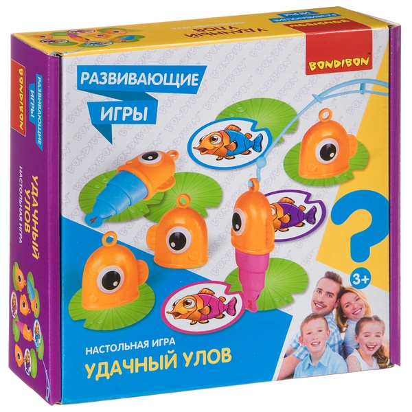 Развивающие настольные игры Bondibon «УДАЧНЫЙ УЛОВ» Развивающие настольные игры Bondibon «УДАЧНЫЙ УЛОВ»