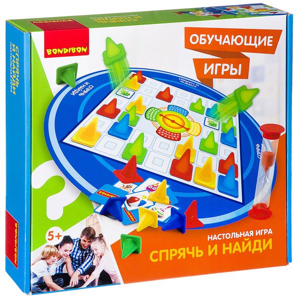 Обучающие игры Bondibon Настольная игра «СПРЯЧЬ И НАЙДИ», BOX 32х7x29.5 см Обучающие игры Bondibon Настольная игра «СПРЯЧЬ И НАЙДИ», BOX 32х7x29.5 см