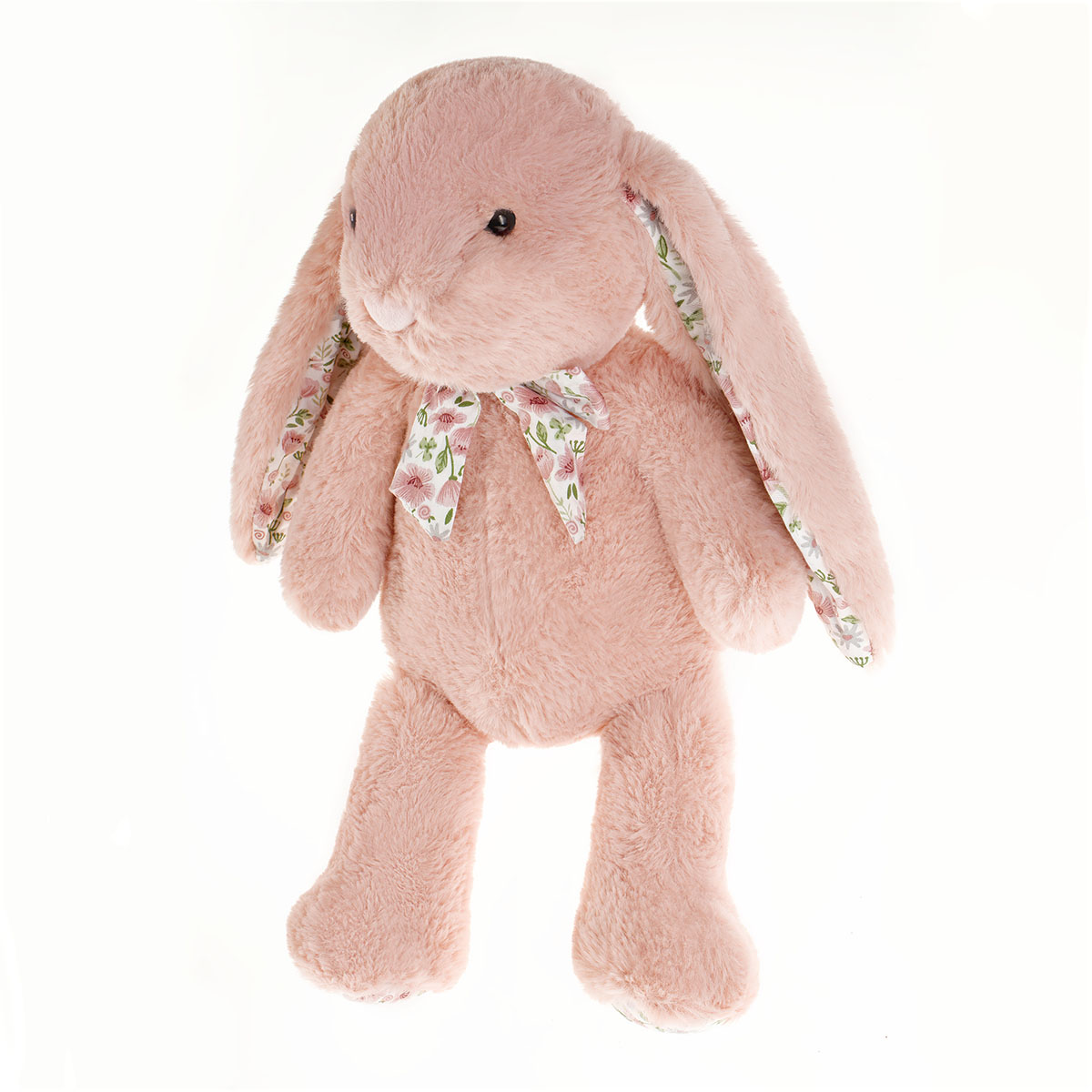 Мягкая игрушка ТРИ СОВЫ "Розовый зайка", 27см