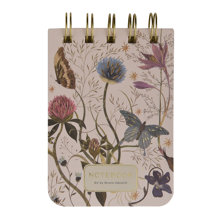 БЛОКНОТ НА ГРЕБНЕ «CUTE JOURNAL» A7, BV, 100 Л. "FLORA. SYMMETRICAL БЛОКНОТ НА ГРЕБНЕ «CUTE JOURNAL» A7, BV, 100 Л. "FLORA. SYMMETRICAL