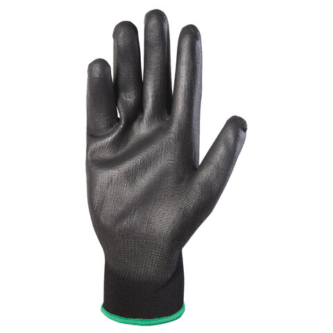 Перчатки нейлоновые JETA SAFETY, полиуретановое покрытие, КОМПЛЕКТ 12 пар,
