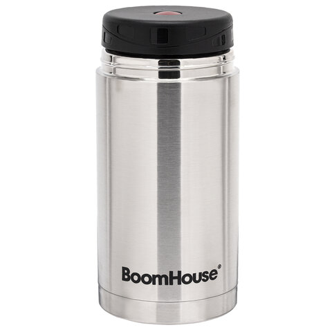 Термос 1 л для еды/напитков с широким горлом, BOOMHOUSE (БумХаус) WIDE,