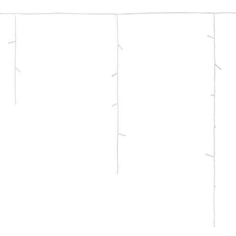 Электрогирлянда-бахрома уличная 25х0,7 м, 400 LED, тёплый белый, 220 V,