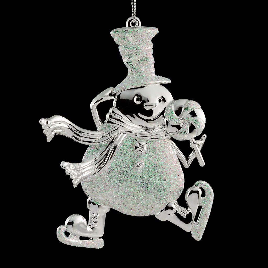 Украшение ErichKrause Decor Снеговик на коньках 12см Украшение ErichKrause Decor Снеговик на коньках 12см