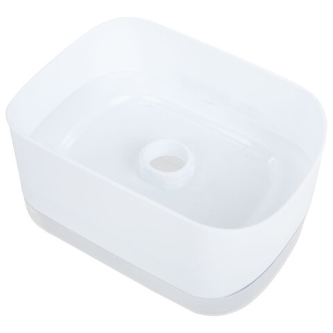 Диспенсер/дозатор для моющего средства, органайзер + губка, БЕЛЫЙ, 14,5х9х10 см, Диспенсер/дозатор для моющего средства, органайзер + губка, БЕЛЫЙ, 14,5х9х10 см,