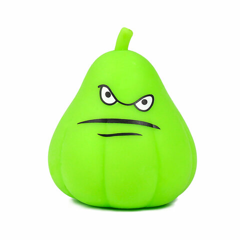 Игрушка-антистресс "ГРУША-ЗЛЮКА", 9х7 см, ассорти, 3 вида, дисплей,