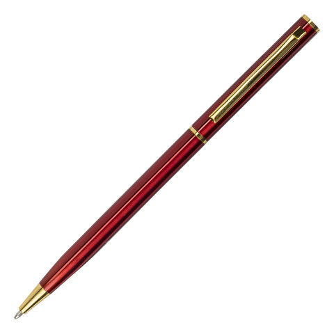 Ручка бизнес-класса шариковая BRAUBERG "Slim Burgundy", корпус бордо,