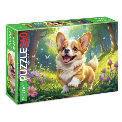 Пазл картонный "МИР ПУШИСТЫХ ЧУДЕС" 260 элементов АССОРТИ, 220х330 мм,