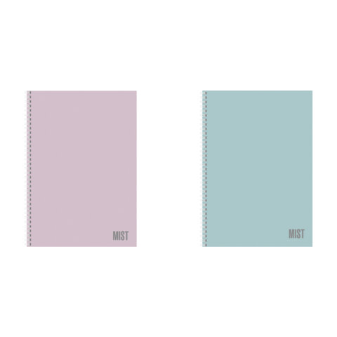 Тетрадь А4 80 л,. HATBER, гребень, клетка, Soft-touch ламинация, Тетрадь А4 80 л,. HATBER, гребень, клетка, Soft-touch ламинация,