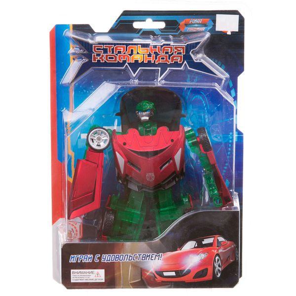Трансформер металлический, с пластиком, робот-автомобиль, серия"Стальная Трансформер металлический, с пластиком, робот-автомобиль, серия"Стальная