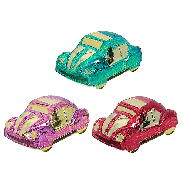 Новогодняя фигура машина блест.10см.3шт.3цв.в пак. Новогодняя фигура машина блест.10см.3шт.3цв.в пак.