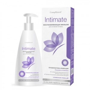Compliment INTIMATE Восстанавливающая Эмульсия для интимной гигиены 250мл/12 шт Compliment INTIMATE Восстанавливающая Эмульсия для интимной гигиены 250мл/12 шт