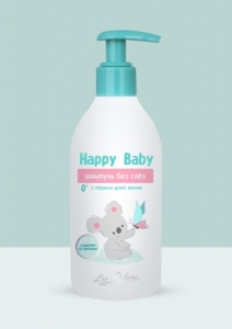 LIV DELANO Happy Baby Шампунь без слез с первых дней жизни, 300г/12шт LIV DELANO Happy Baby Шампунь без слез с первых дней жизни, 300г/12шт