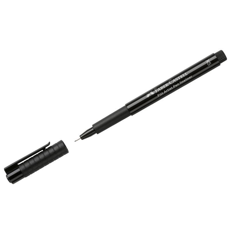 Ручка капиллярная Faber-Castell "Pitt Artist Pen Fineliner XS" черная, Ручка капиллярная Faber-Castell "Pitt Artist Pen Fineliner XS" черная,