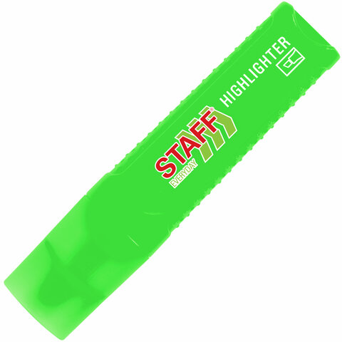 Текстовыделитель STAFF "EVERYDAY HL-707", ЗЕЛЕНЫЙ, линия 1-5 мм,