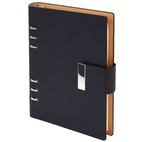 Ежедневник на кольцах в наборе с ручкой А5, 165x229 мм, BRAUBERG