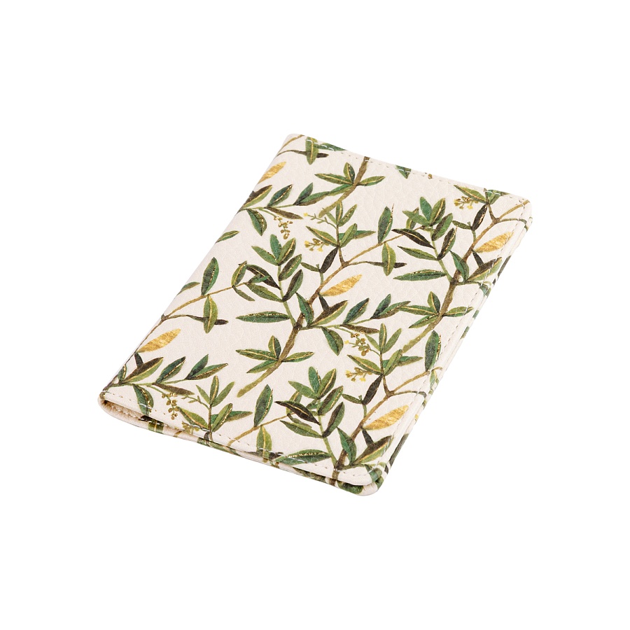 ОБЛОЖКА ДЛЯ ПАСПОРТА "FLORA. Олива"