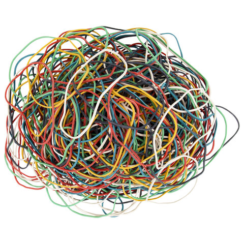 Резинки банковские универсальные диаметром 40 мм, BRAUBERG 250 г, цветные, Резинки банковские универсальные диаметром 40 мм, BRAUBERG 250 г, цветные,