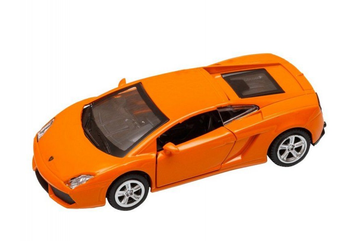 Машина металлическая 1:43 Lamborghini Gallardo LP560-4 двери открываются,  цвет оранжевый, инерция купить оптом, цена от 362.70 руб. 4680448599357