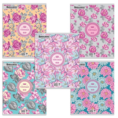 Тетрадь А5, 48 л., BRAUBERG, клетка, металлизированный картон, УЗОР, 401843 Тетрадь А5, 48 л., BRAUBERG, клетка, металлизированный картон, УЗОР, 401843