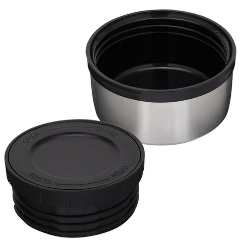 Термос 0,7 л для еды/напитков с широким горлом, BOOMHOUSE (БумХаус) RIBBED,