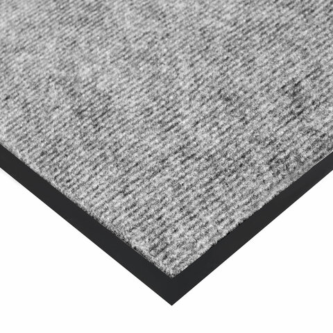 Коврик придверный 90х150 см, СЕРЫЙ, влаго-грязезащитный, 300 г/м2, мелкий