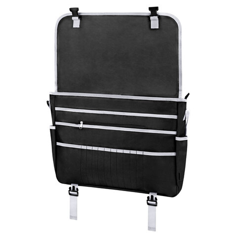 Сумка для художника БОЛЬШАЯ А3+ (46 см х 36 см), 3 отделения, черная, BRAUBERG