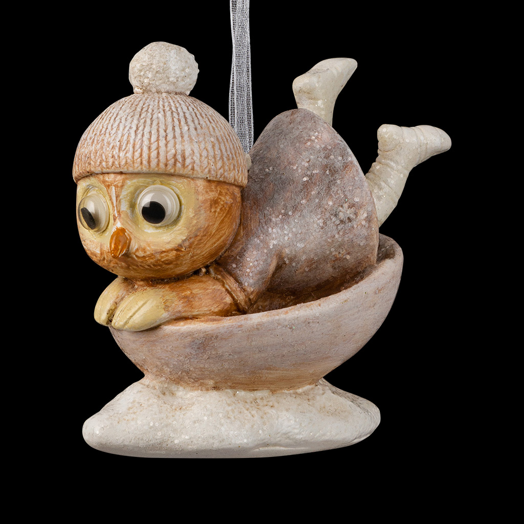 Украшение ErichKrause Decor Совенок нарядный 7.5см Украшение ErichKrause Decor Совенок нарядный 7.5см