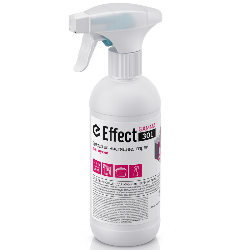 Профессиональная химия Effect GAMMA 301 чистящее ср-во для кухни 0,5л спрей Профессиональная химия Effect GAMMA 301 чистящее ср-во для кухни 0,5л спрей