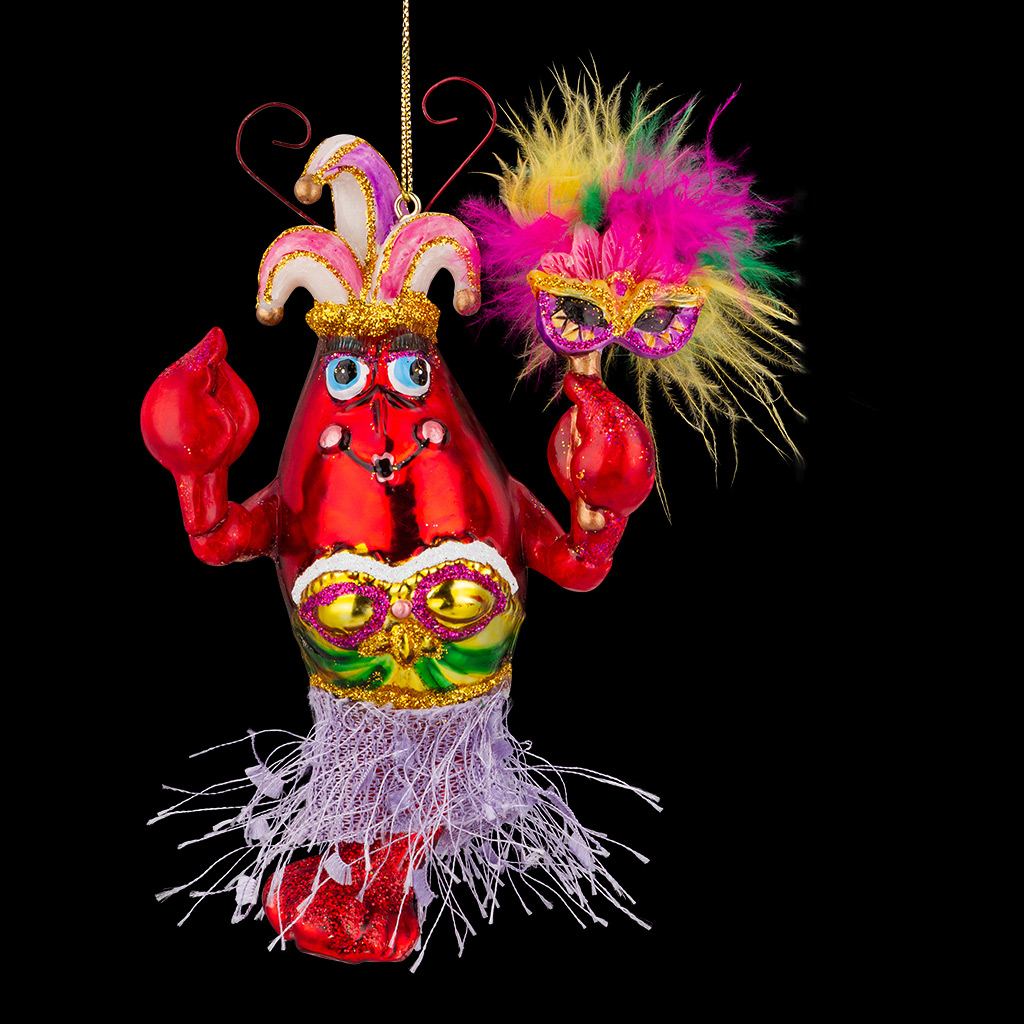 Украшение ErichKrause Decor Лобстер на карнавале 15см, стекло Украшение ErichKrause Decor Лобстер на карнавале 15см, стекло