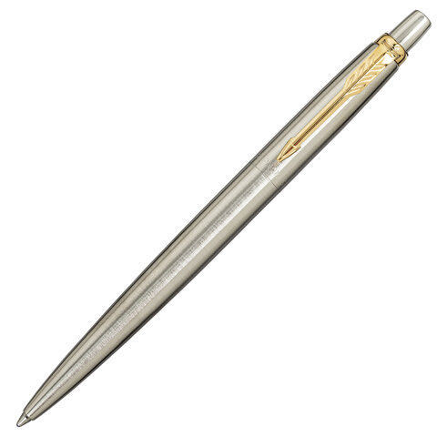 Ручка шариковая PARKER "Jotter Core Stainless Steel GT", ежедневник А5