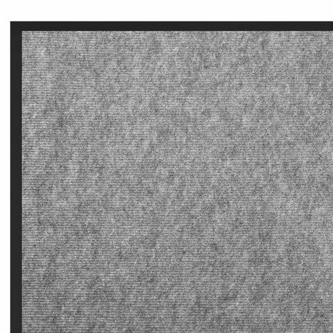 Коврик придверный 90х150 см, СЕРЫЙ, влаго-грязезащитный, 300 г/м2, мелкий