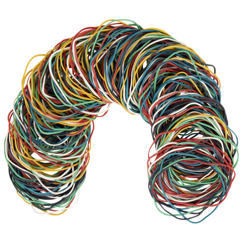 Резинки банковские универсальные диаметром 60 мм, BRAUBERG 200 г, цветные, Резинки банковские универсальные диаметром 60 мм, BRAUBERG 200 г, цветные,