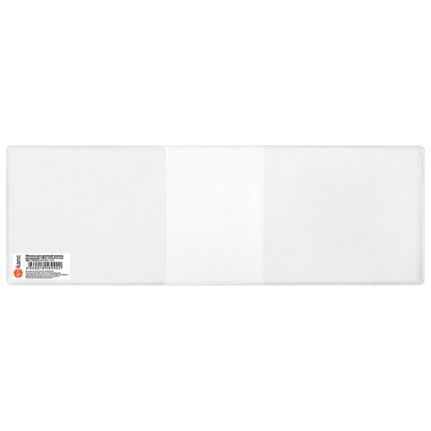 Обложка для зачетной книжки, 105х315 мм, ПВХ, прозрачная, ДПС, 1224.К Обложка для зачетной книжки, 105х315 мм, ПВХ, прозрачная, ДПС, 1224.К