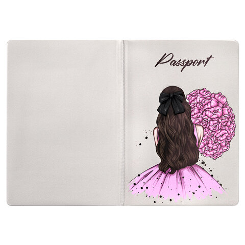 Обложка для паспорта "Cool Mix 2", 10 дизайнов ассорти, цветной принт,