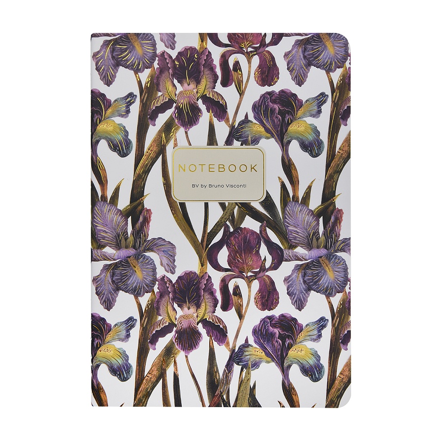 ТЕТРАДЬ А5, Bruno Visconti "FLORA.ИРИСЫ", 40л. линейка ТЕТРАДЬ А5, Bruno Visconti "FLORA.ИРИСЫ", 40л. линейка
