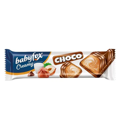 Батончик вафельный BABYFOX "Creamy Choco" 23 г, РВК656 Батончик вафельный BABYFOX "Creamy Choco" 23 г, РВК656