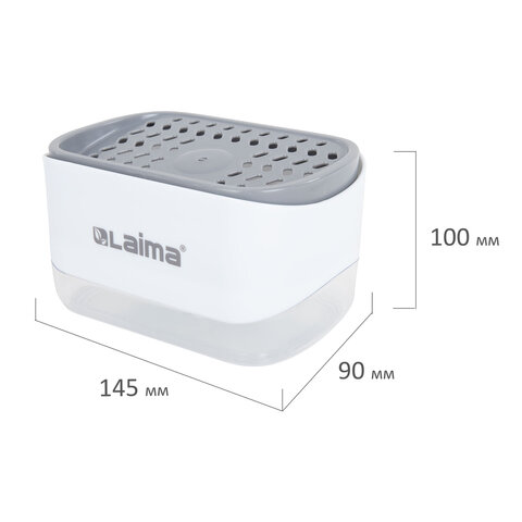 Диспенсер/дозатор для моющего средства, органайзер + губка, БЕЛЫЙ, 14,5х9х10 см, Диспенсер/дозатор для моющего средства, органайзер + губка, БЕЛЫЙ, 14,5х9х10 см,